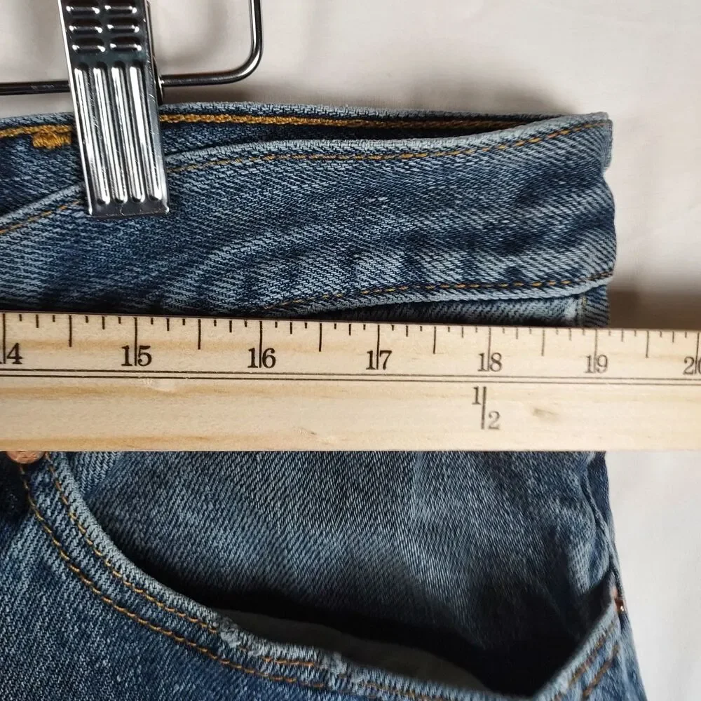 Levi’s 505 Straight Fit Jeans – Men’s W40 L30 – Classic Blue Denim